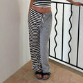 Flow Arden Striped Wide-Leg Trousers