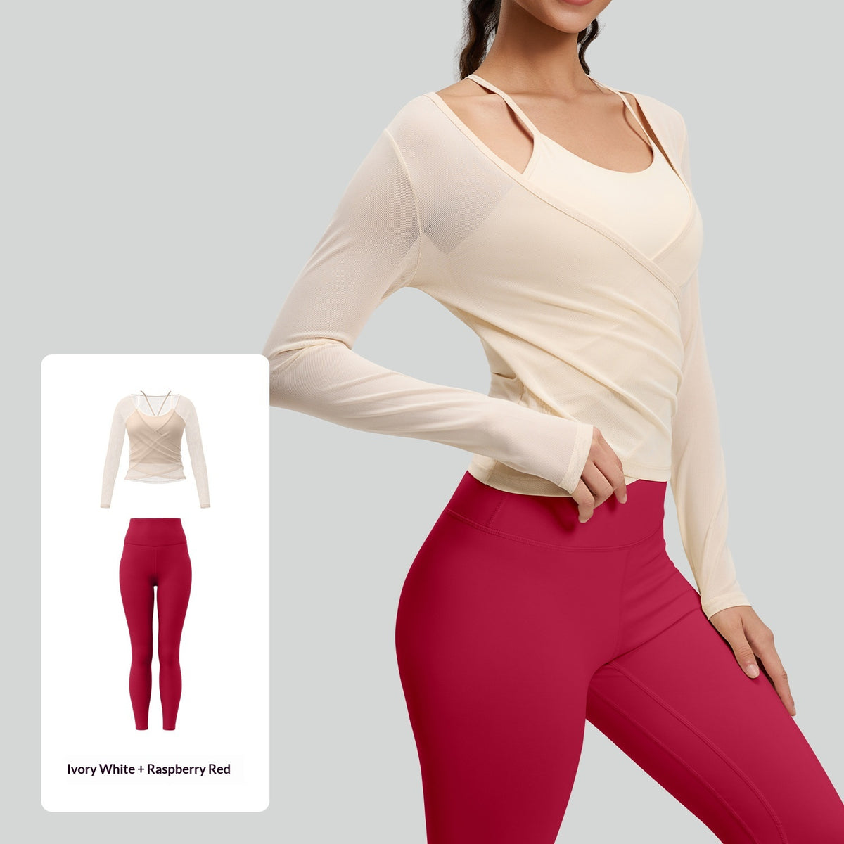 SculptForm Mesh Breathable Yoga Set
