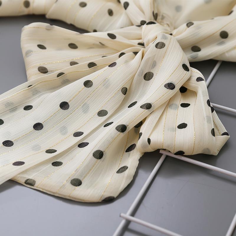 Aurelia Polka-Dot Retro Blouse