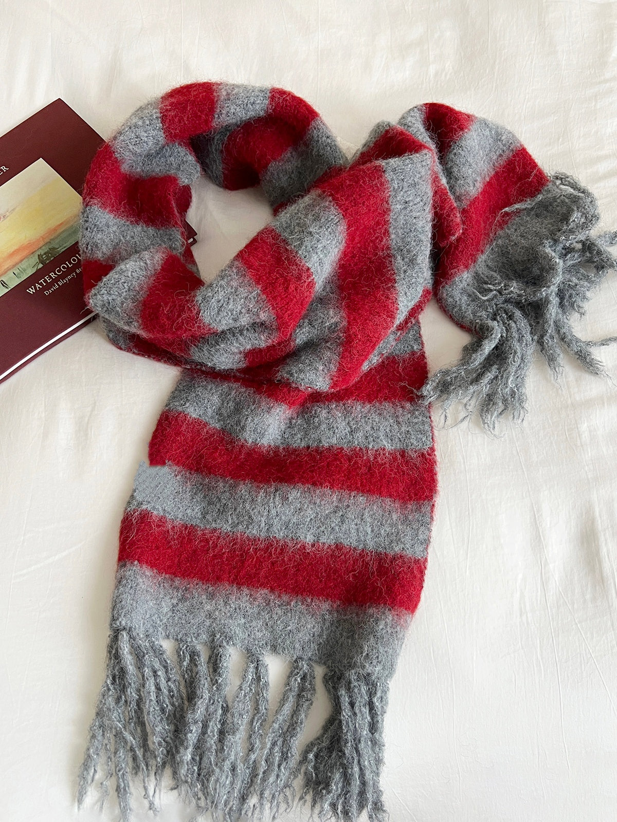 Ember Striped Warm Scarf