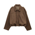 Halo Men's Suede Bomber Jacket