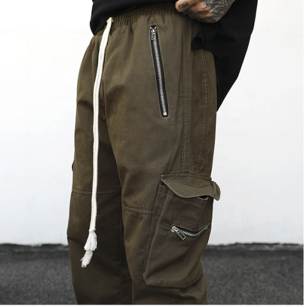 Rover Men's Drawstring Pocket Cargo Pants