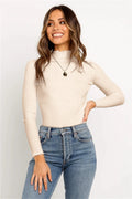Hearth Relaxed Solid Turtleneck Sweater