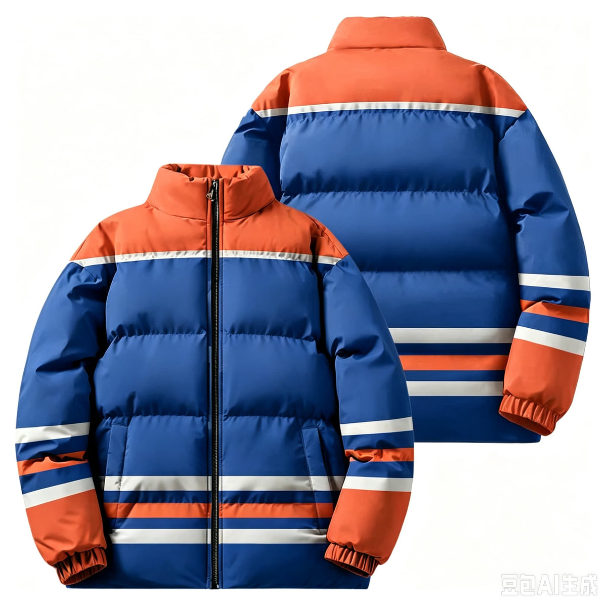 District Men's Cotton Padded Relaxed Puffer Jacket