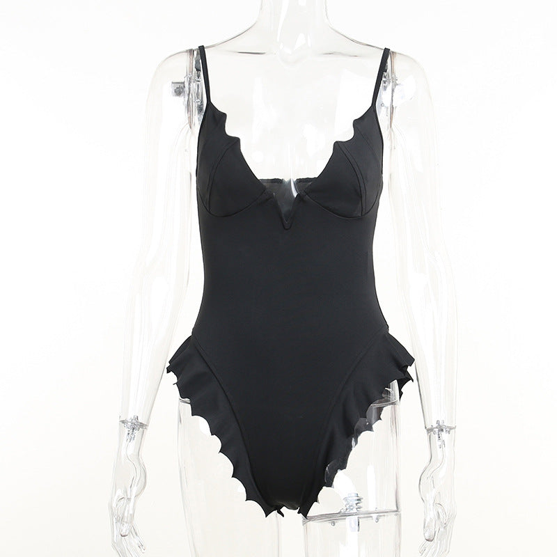 Contour Ruffled Bodysuit