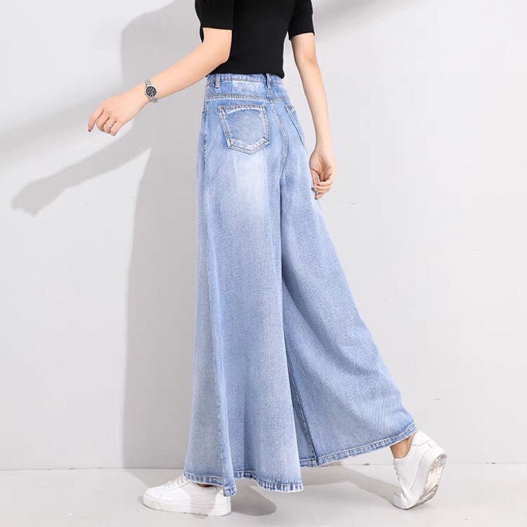 Indigo Bexley Wide-Leg Jeans