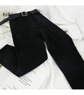 Indigo Arden Straight High-Waist Jeans