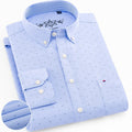 Metro Men's Cotton Long-Sleeve Solid Shirt