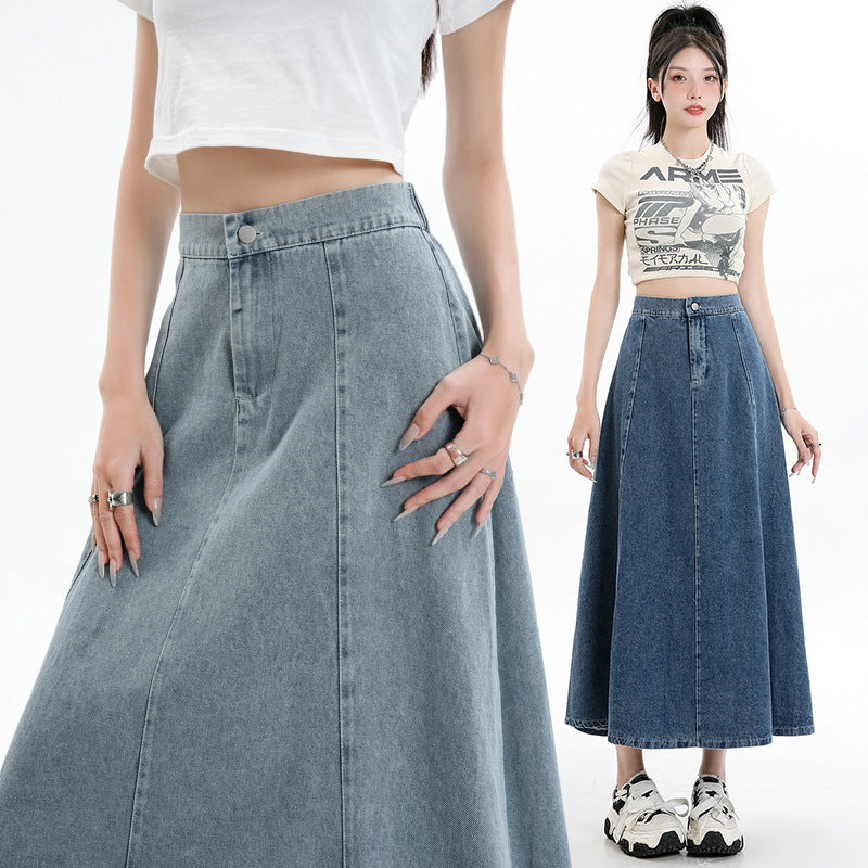 Sway Calder Retro Denim Skirt