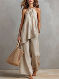 Sera Crew-Neck Two-Piece Set