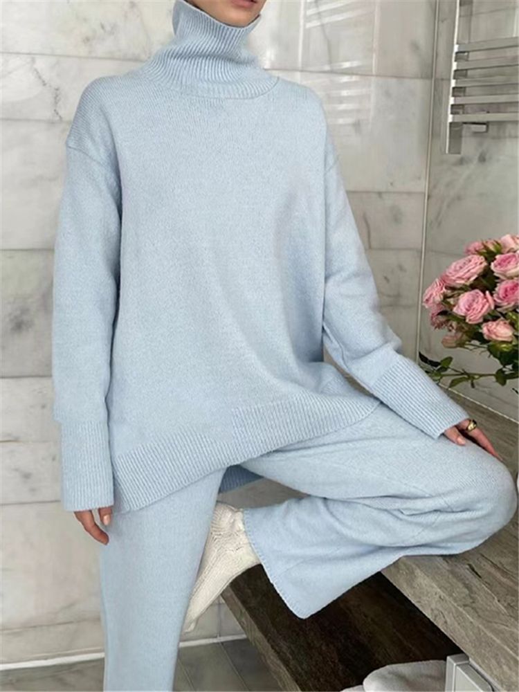 Sera Knit Turtleneck Tracksuit