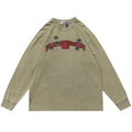 Archive Men's Long-Sleeve Printed Distressed T-Shirt