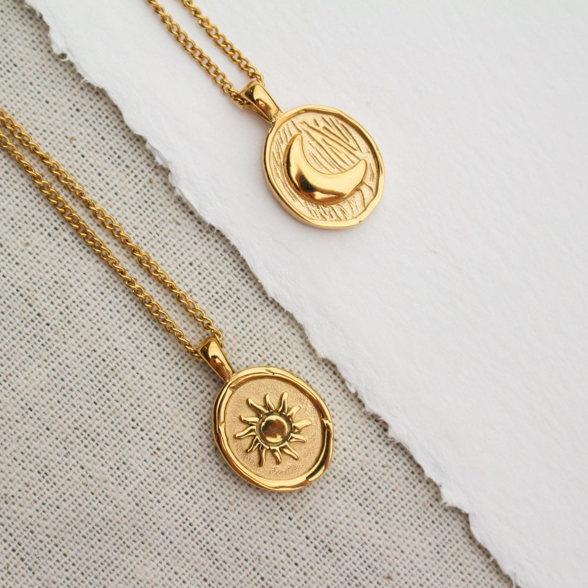 Lune Stainless Steel Titanium Steel Necklace