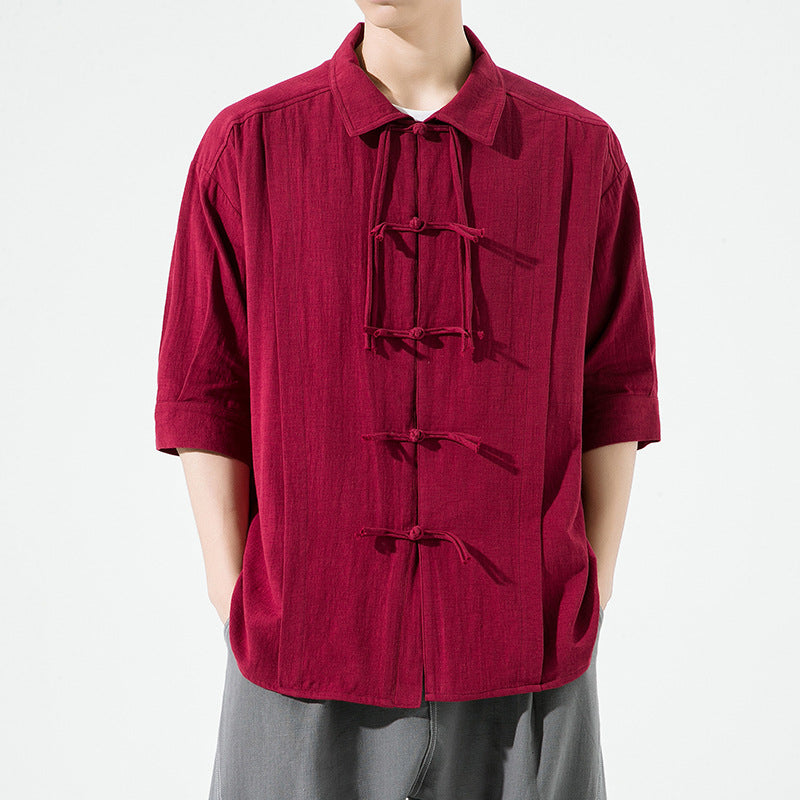 Metro Men's Linen Cotton Co-ord Set