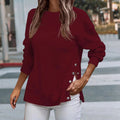 Aurelia Button Pullover