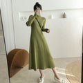Nova Slim A-Line Mid-Length Knit Dress