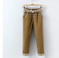 Flow Linen Cotton Embroidered Trousers