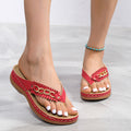 Stride Wedge Retro Sandals
