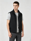 District Men's Fleece-Lined Zip-Up Stand-Collar Vest