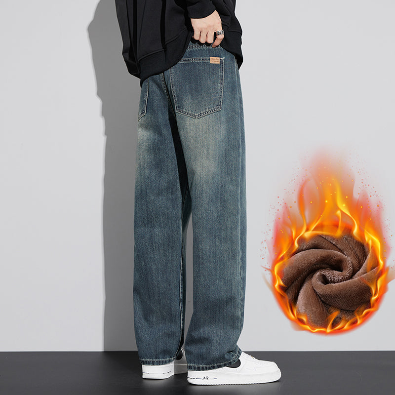 Indigo Men's Retro Straight Jeans