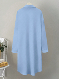 Aurelia Pleated Long Button Shirt
