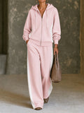 Sera Wide-Leg Zip-Up Colour-Block Tracksuit