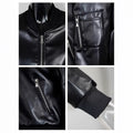 Halo Faux-Leather Leather Cropped Jacket