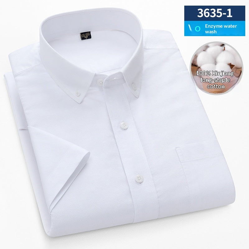 Metro Men's Cotton Striped Plaid Shirt