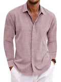 Archive Men's Linen Cotton Long-Sleeve T-Shirt