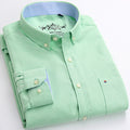 Metro Men's Cotton Long-Sleeve Solid Shirt