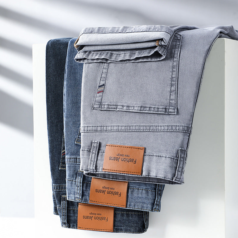 Indigo Men's Slim Straight Jeans