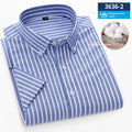 Metro Men's Cotton Short-Sleeve Oxford Shirt