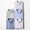 Metro Men's Cotton Striped Shirt
