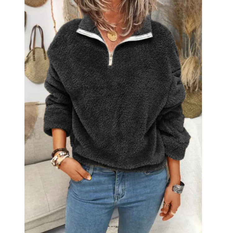 Lumen Velvet Fleece-Lined Coat
