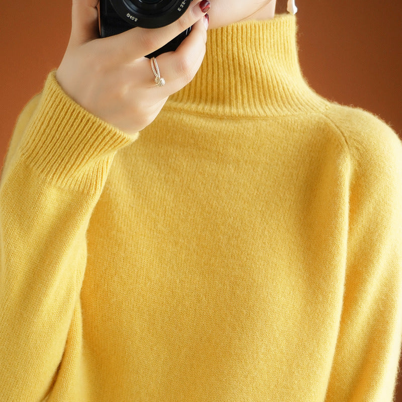 Hearth Wool Relaxed Turtleneck Sweater