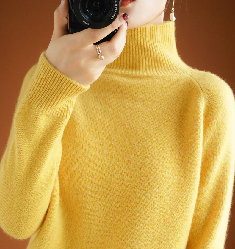 Hearth Wool Relaxed Turtleneck Sweater