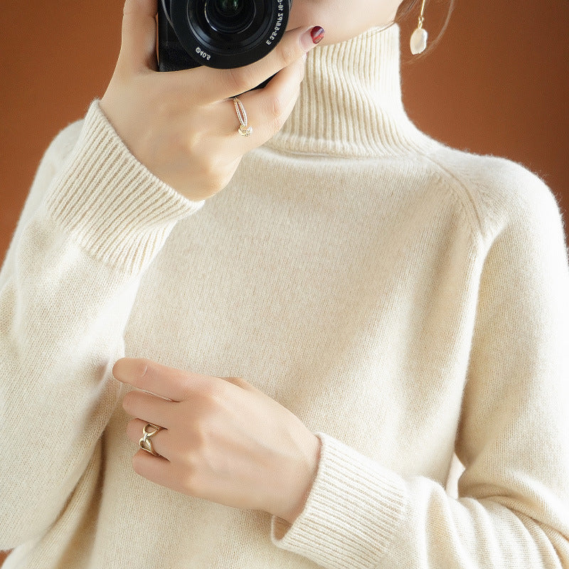 Hearth Wool Relaxed Turtleneck Sweater