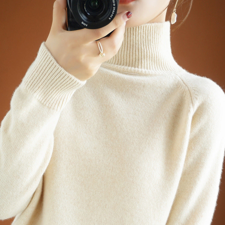 Hearth Wool Relaxed Turtleneck Sweater