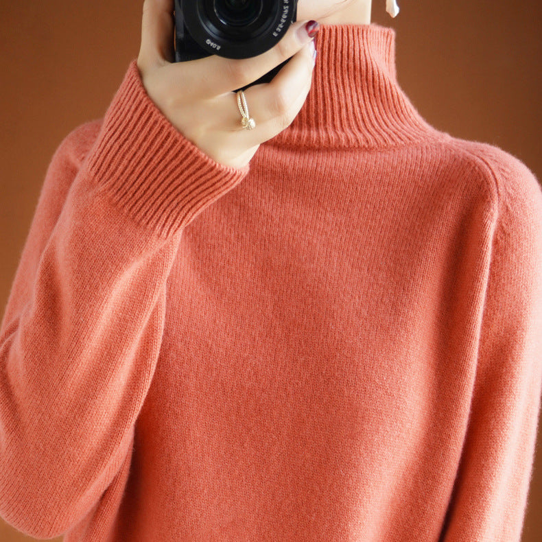 Hearth Wool Relaxed Turtleneck Sweater