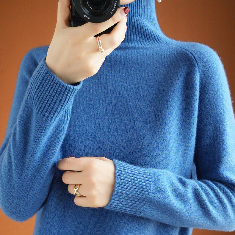 Hearth Wool Relaxed Turtleneck Sweater