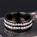 Lune Arden Stainless Steel Titanium Steel Ring