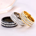 Lune Arden Stainless Steel Titanium Steel Ring