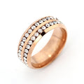 Lune Arden Stainless Steel Titanium Steel Ring