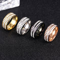 Lune Arden Stainless Steel Titanium Steel Ring