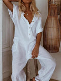 Flow Linen Cotton Slim Trousers