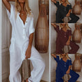 Flow Linen Cotton Slim Trousers
