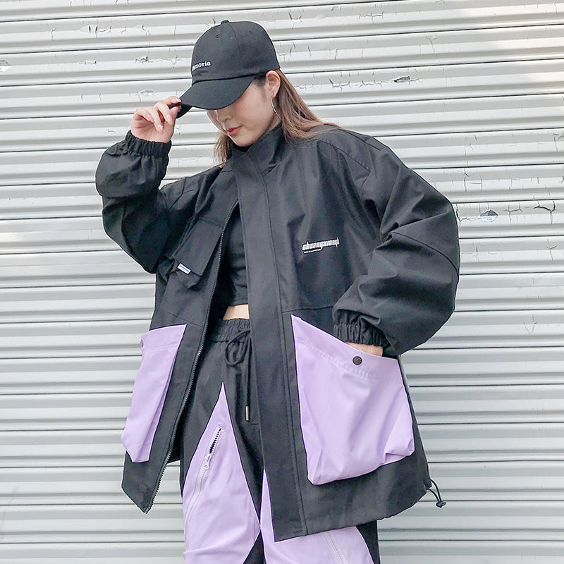Quill Relaxed Colour-Block Jacket