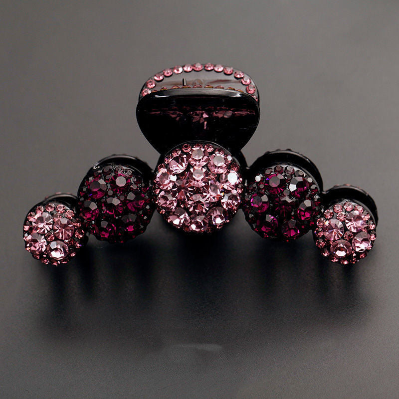 Ember Rhinestone Claw Clip