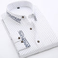 Metro Men's Cotton Slim Long-Sleeve Shirt