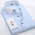 Metro Men's Cotton Slim Long-Sleeve Shirt